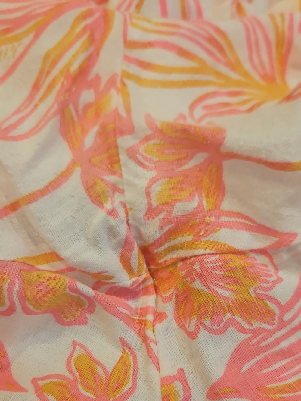 Lilly Pulitzer Pink Floral Drawstring Capris - Picture 7 of 9